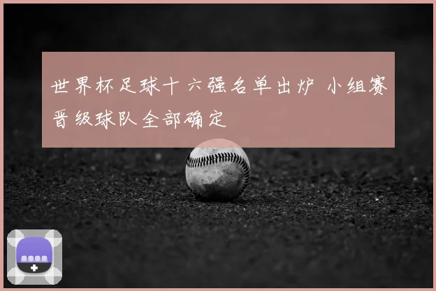 世界杯足球十六强名单出炉 小组赛晋级球队全部确定